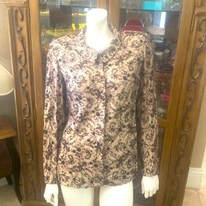 Deborah Johnson NY Beaded Sequins jacket M/L